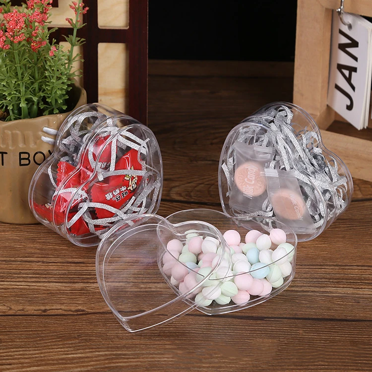 Customized Acrylic square Rectangle Heart Shape box Wholesale Clear Plexiglass Case Boxes For Cakes