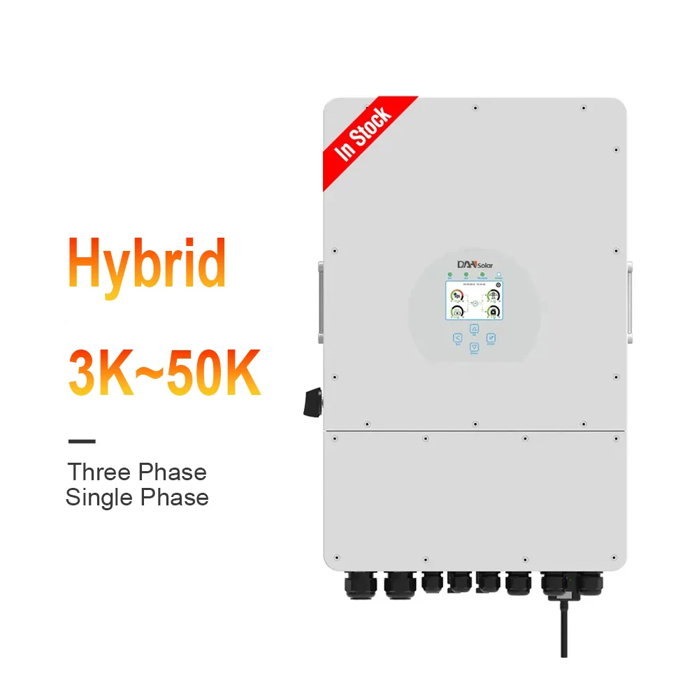 3 фазы HV солнечный гибридный инвертор 380V выключается на сетке 100 ~ 800 В батарея высокого напряжения LFP от 12 кВт до 150 инверторы mppt
