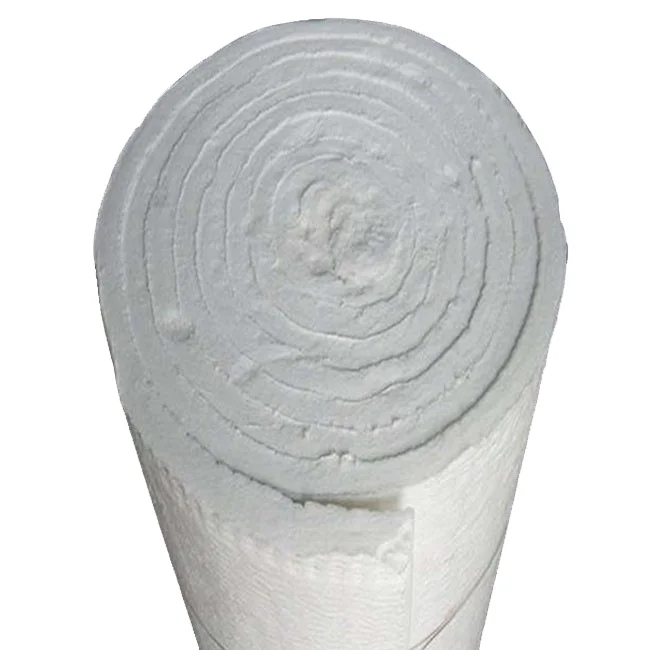 High temperature fire insulation ceramic fibre blanket