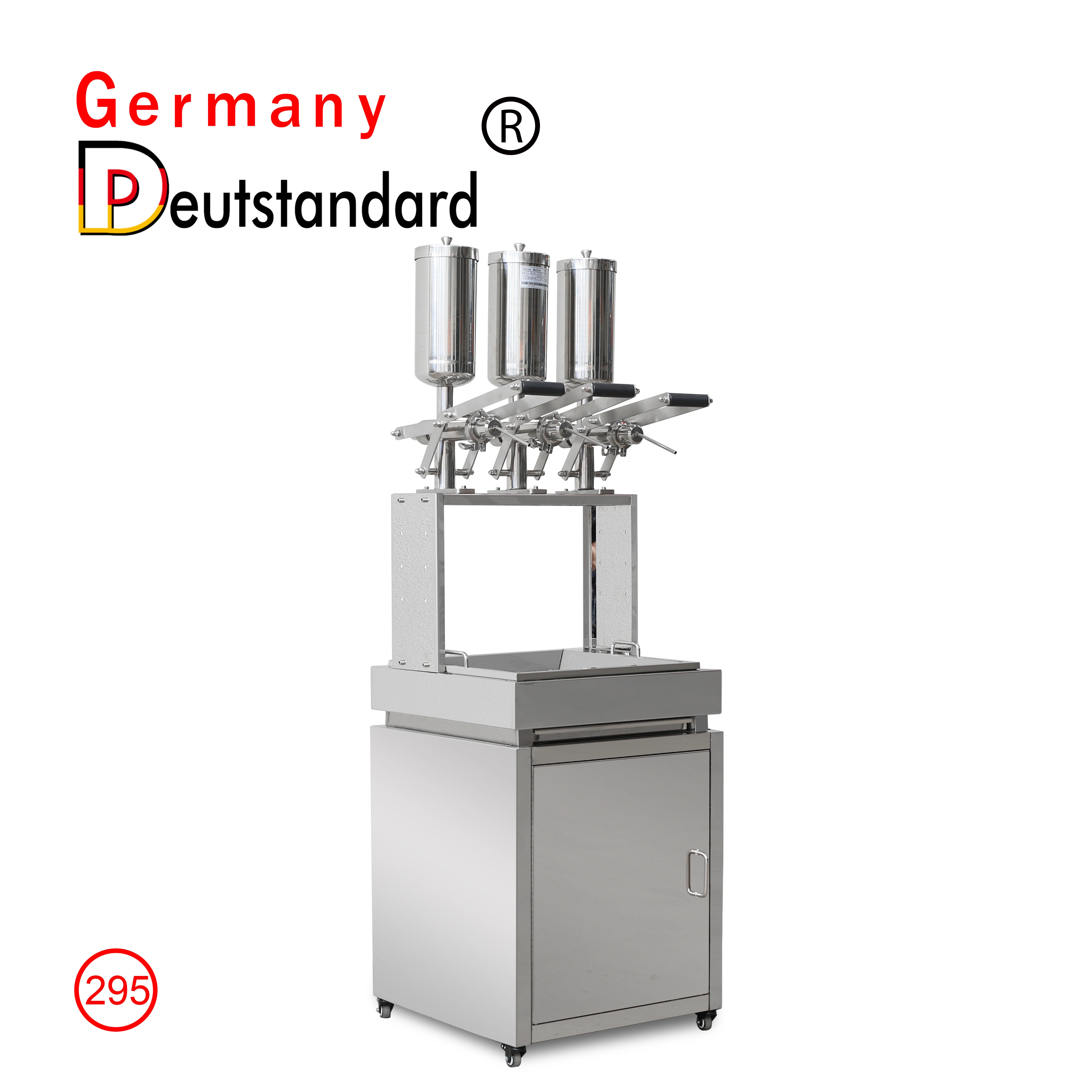 Commercial churros filler with cabinet 6L churros filling machine jam filling machine for sale
