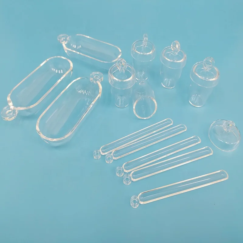 Clear Fused Silica Glass Quartz Tray for Lab