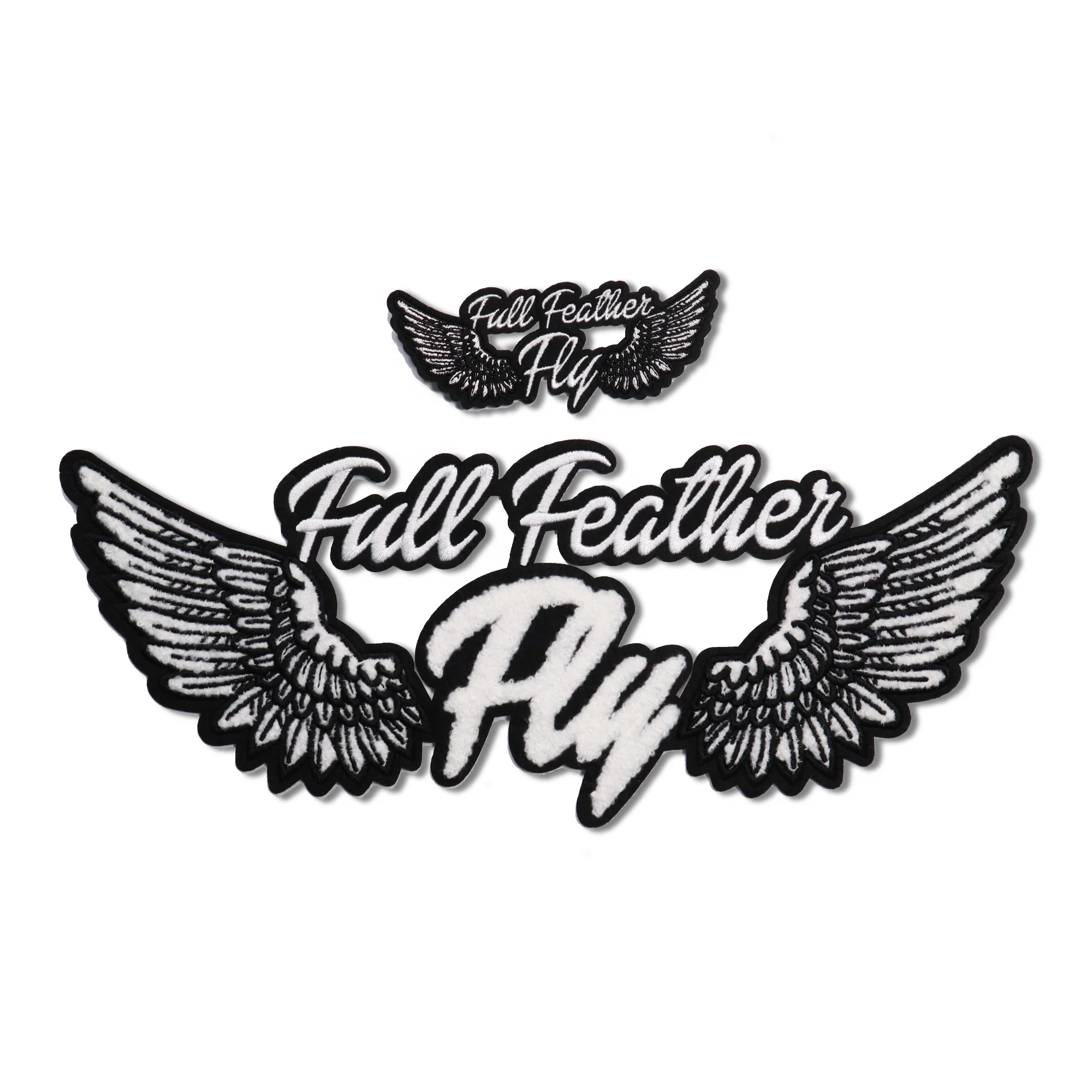 Clothing Embroidery Patch Custom Design Logo Sew On Embroidery Patches Badge Alphabet Chenille