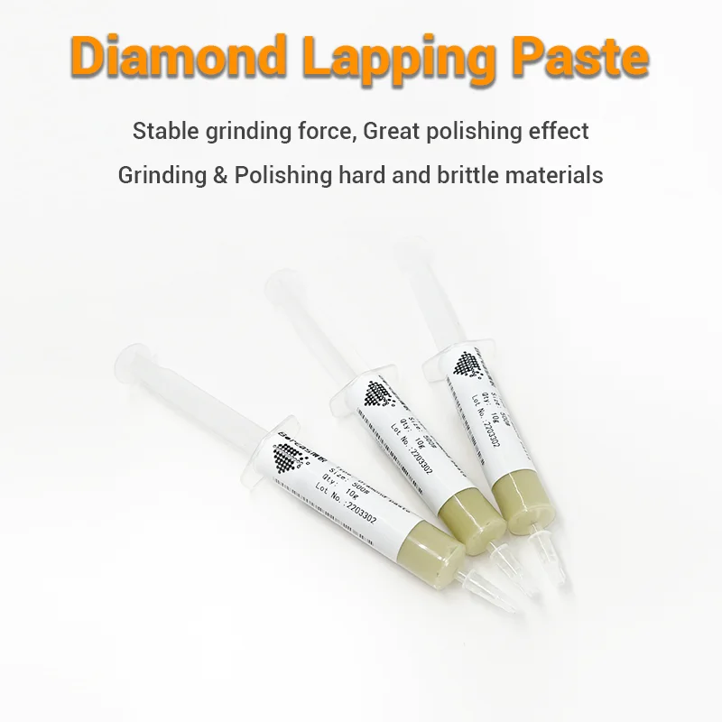 Diamond Lapping Paste 0.25-40 Micron Metal Glass Polishing Lapping Paste For General brightness