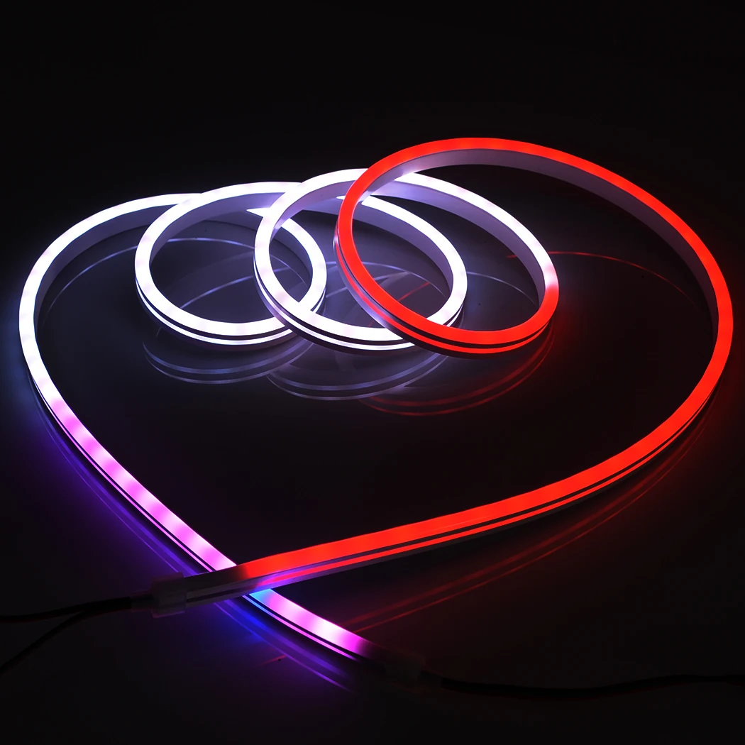 10 м * мм Rgbic 24 В 12 Rgb веревка лента Гибкая светодиодная неоновая полоса света купить 5 Bluetooth