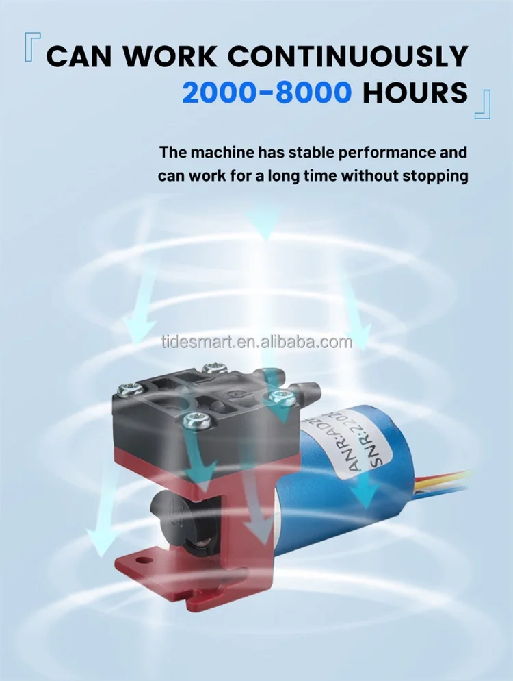 Negative Pressure Suction Pump Small DC Brushless Motor Vacuum Pump Durable Silent Electric Micro Diaphragm Air Pump