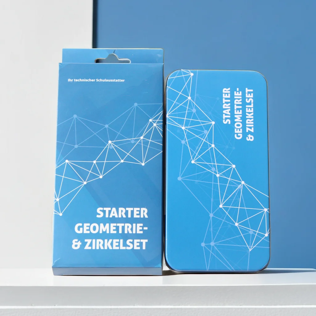 Tin Mathematical Set/Four Design Geometry Box/12Pcs Math Set/Student Geometry Set