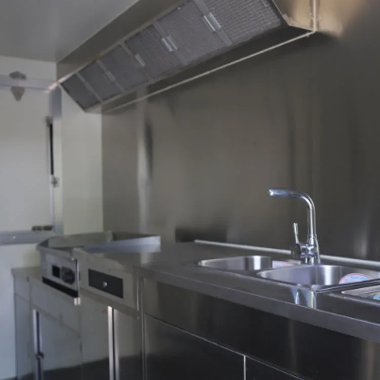 China Ice Cream Truck Food Trailers Fully Equipped Foodtruck Food Kiosk Street Food Car Hotdog Trailer