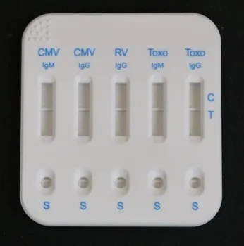 Факел Diagnos 4 в 1 (Toxo,RV,CMV,HSV-2), тест/панель для быстрого тестирования факела