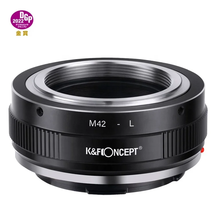 K&F Concept High Precision Lens Mount Adapter Compatible with M42 Lens to Leica L Camera Body