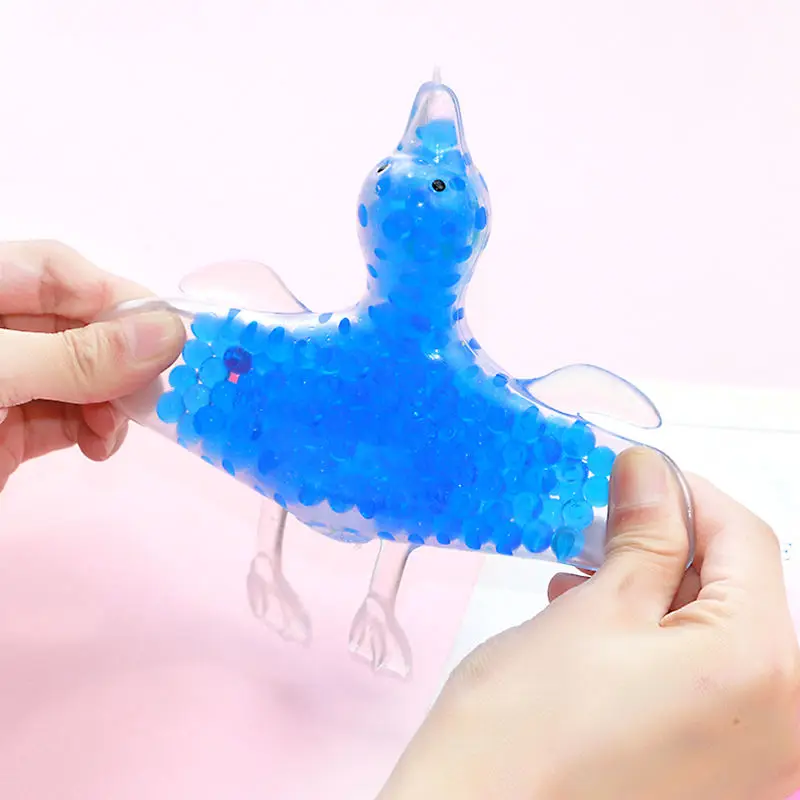 Custom OEM kawaii duck shape Eco-friendly TPR Toys for kid relief stress