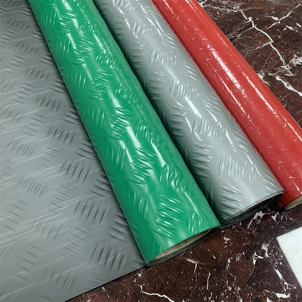 0.4MM Factory Supplier Emboss Surface Plastic Vinyl Floor Carpet Commercial PVC Flooring Rolls