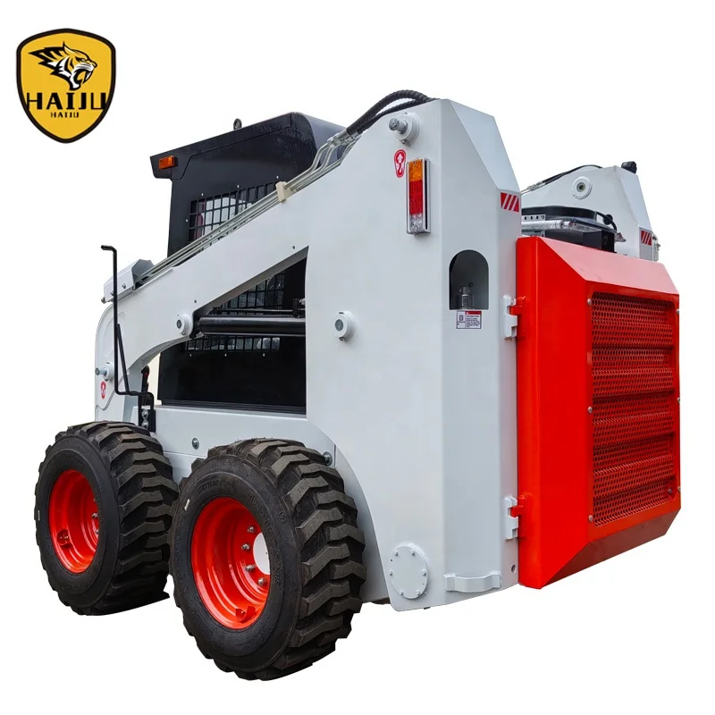 Wheel Type Skid Steer Loader JC65 75HP 1050KG With CE for Sale
