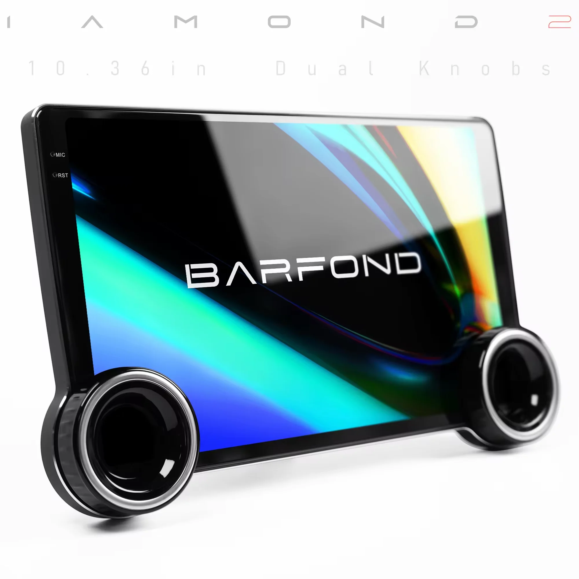 Universal DIAMOND 2K 10.1 Inch X36 Android 13 double knob Car  Multimedia Player Stereo Radio Video System