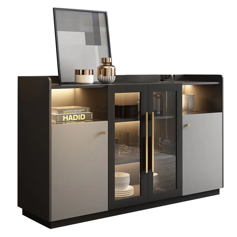 Wholesale Wine Dining Storage MDF factory cheap home furniture wooden living room Unit Cabinet