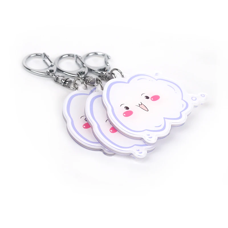 Fast Shipping Competitive Price Korean Key Chain  Lighter Offset Printing Acrylic Keychain