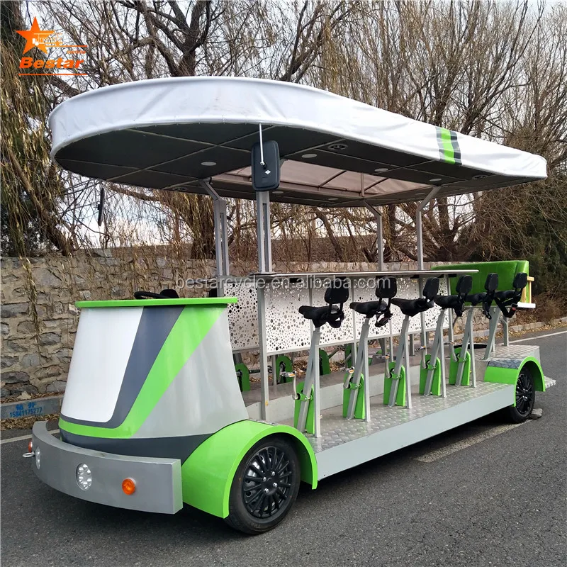 
Новый области развлечений парк 15 мест электрический автобус экскурсионный электромобиль 