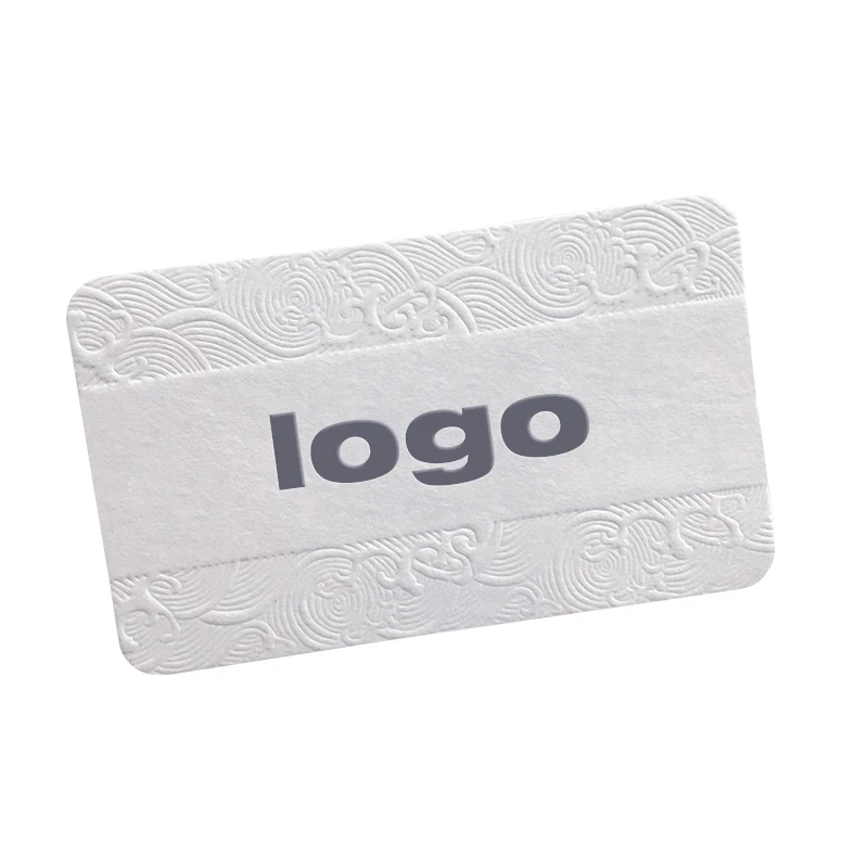 Custom Printing Art Paper Business Card Embossed Name Business Card Free Sample Luxury Printing with Logo Customized