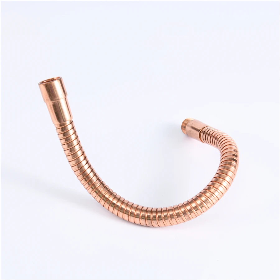 Gooseneck flexible metal tube for reading lamp