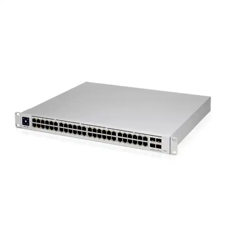 UBNT fanless switch USW-48 48 GbE+RJ45 ports + 4 1G SFP ports Layer 2 Gigabit Ethernet Switch