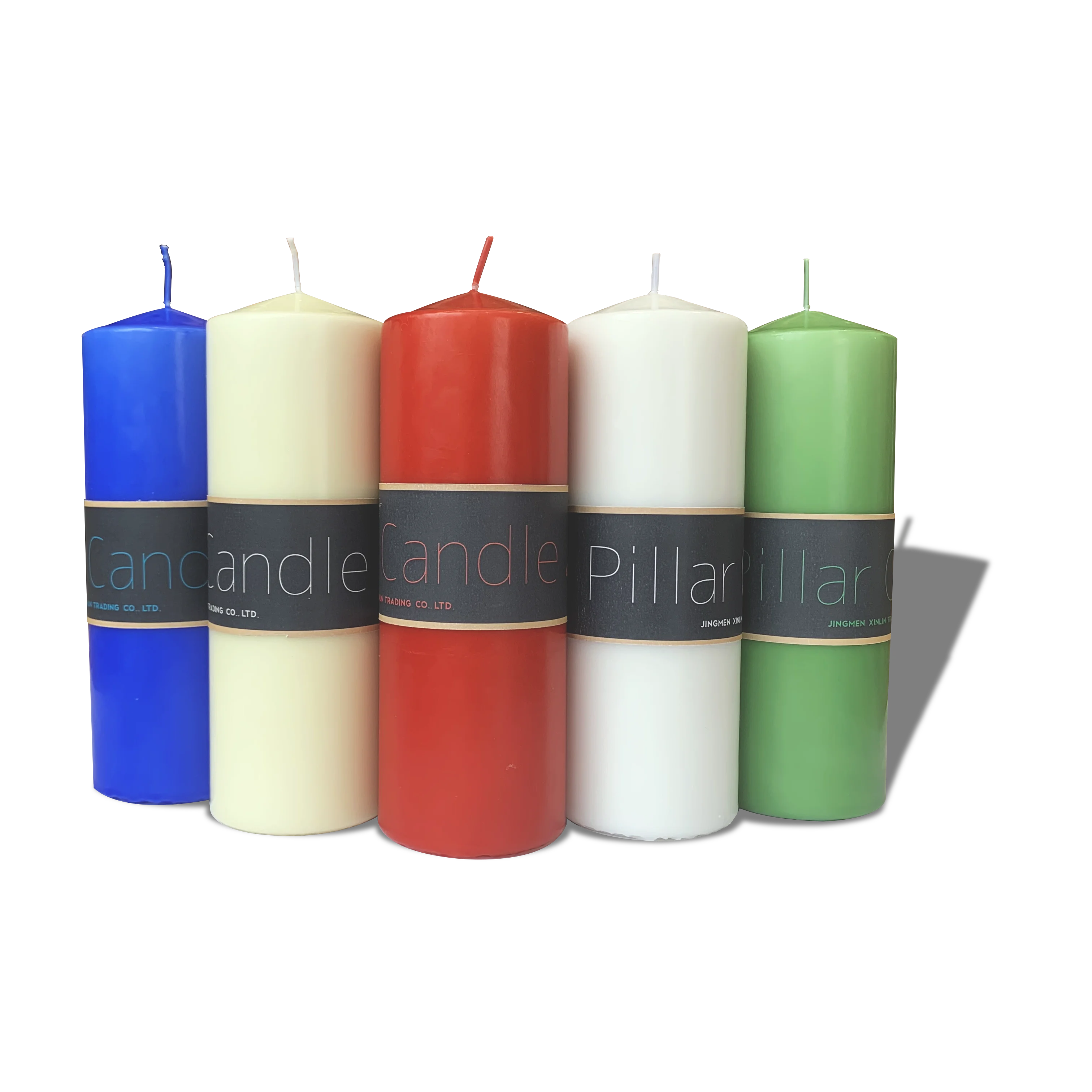 Custom Factory Direct Supply Paraffin Wax  Pillar Candle for Church and Hotel Room