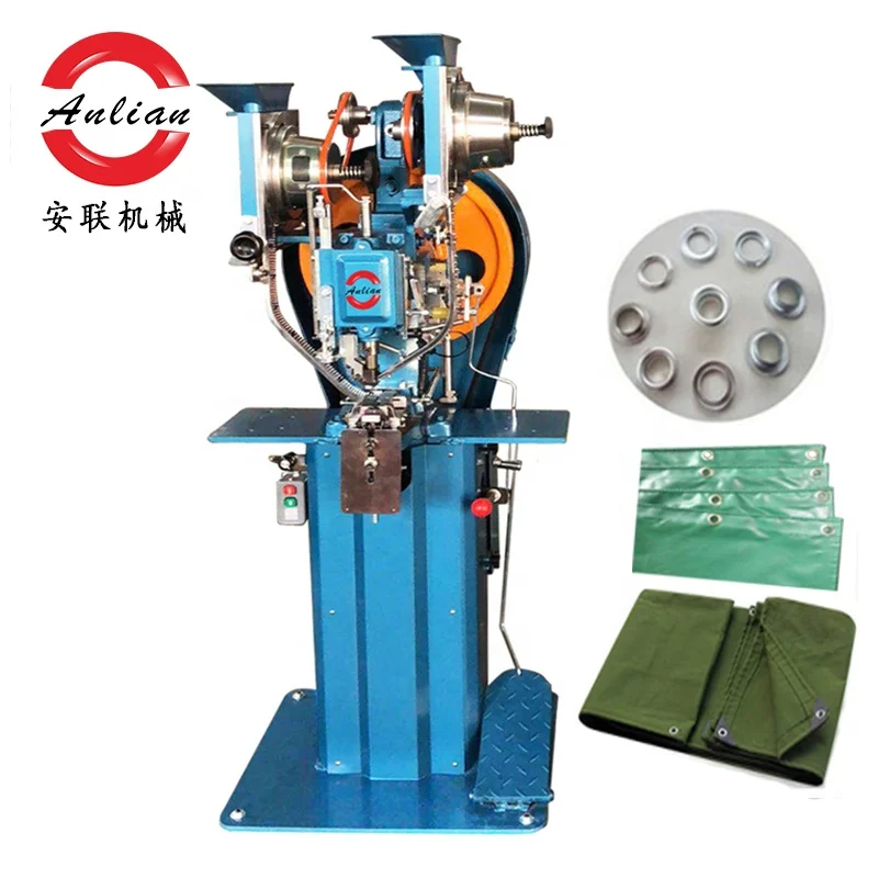 High Quality  Automatic Jeans Jacket Button Hole Snap Button Punching Pressing  Machine