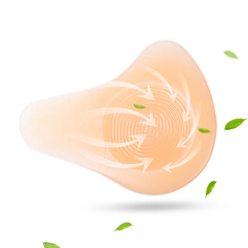 Longer Tail Protect Axilla Better 180g-600g Artificial Mastectomy Silicone Breast Form Prosthesis Women Boob Implants