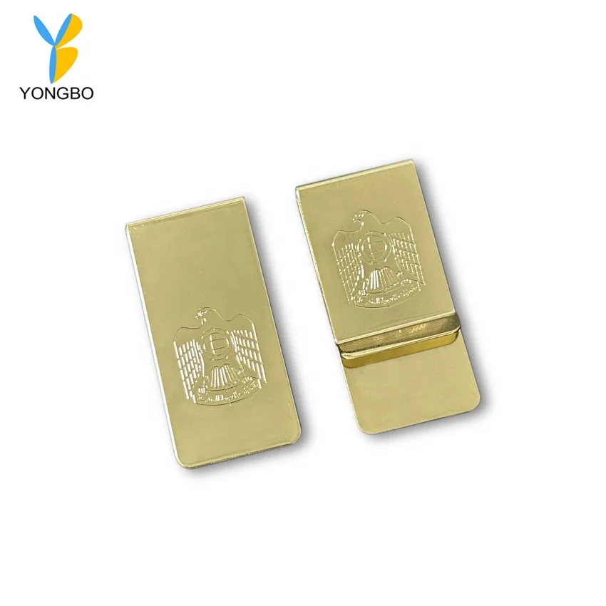 New Product Brass Paper Clip Printing Logo Wing Clips Metal Bookmark Clip