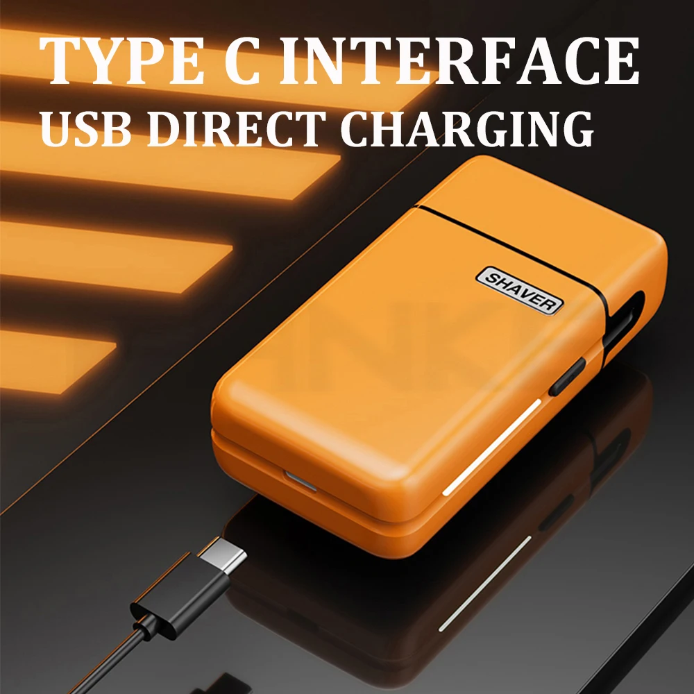 FK-701 профессиональная перезаряжаемая моющаяся электробритва для мужчин