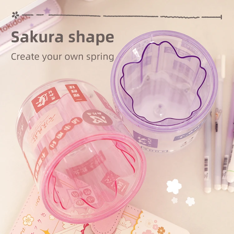 2022 New Product Multifunctional 360 degree Rotary Pen Holder Office Storage Case Brush Pencil Case Pen Stand Stationery