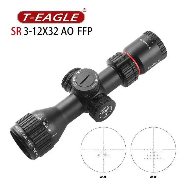 Factory direct Sale T-EAGLE SR 3-9X32 AO FFP Outdoor Tactical Scope Hunting Scope Optics Quick Aiming Hunting Scope