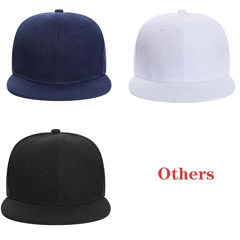 Wholesale Cheap Custom Logo Youth Kids Solid Plain Child Flat Brim Snapback Cap Baseball Cap Baby Sport Cap For Boy Girl