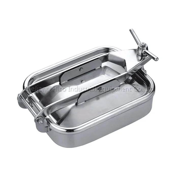 Hot Sale Stainless Steel Sanitary Square Rectangular Tank Manhole Cover Manway Door