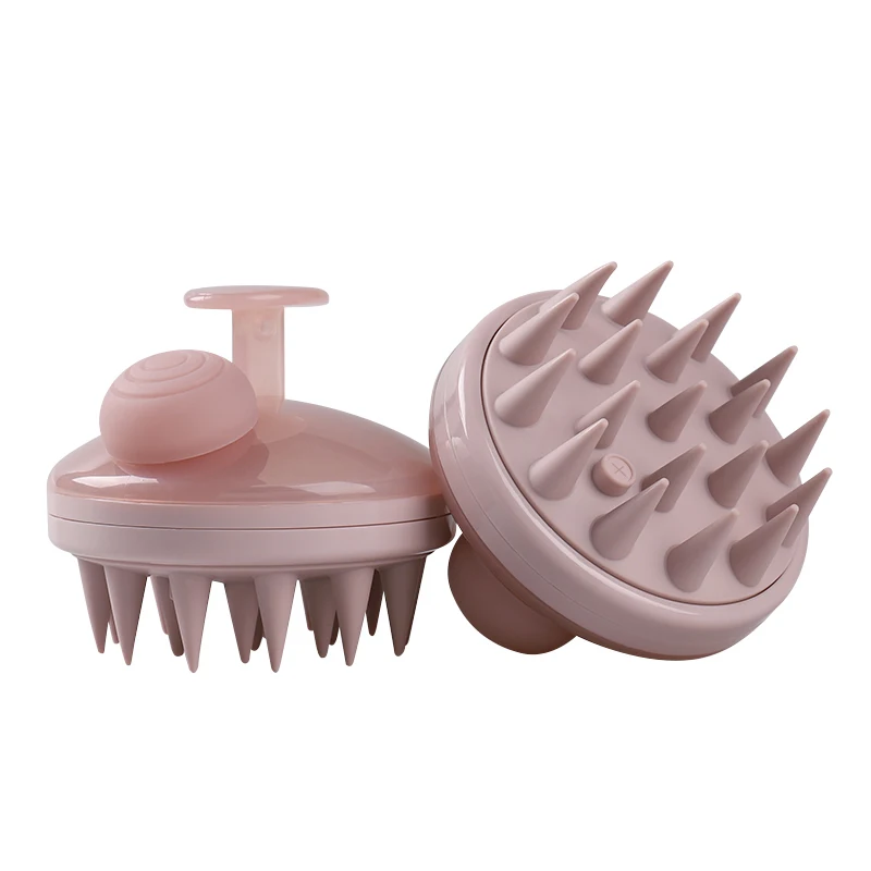 New Silicone Shampoo Brush With Dispenser For Efficient Hair Washing Scalp Massager Shower Hair Brush