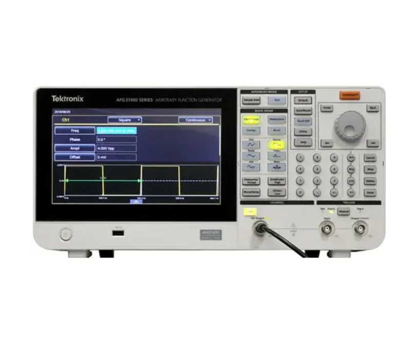 Tektronix AFG31021 Arbitrary/Function Generator with 9 inch Capacitive Touch Screen Display