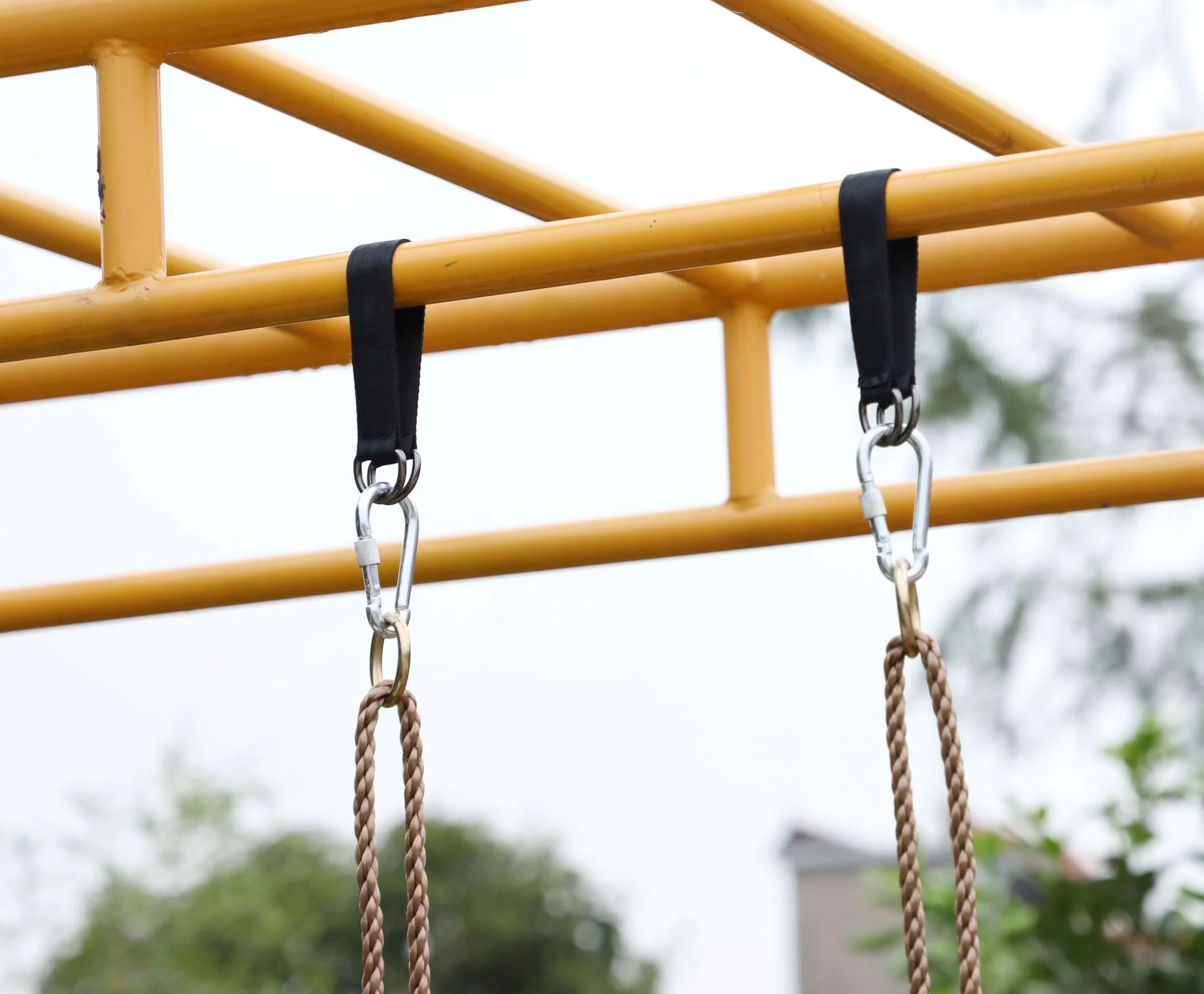 Hanging Strap Heavy Duty Carabiner Fitness Equipment for Home Gym Sandbag Pull up Rope Workout