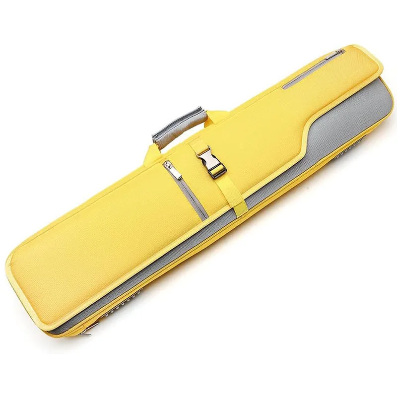 Custom Oem 2 Butts 2 Shafts 1/2 Luxury Carry Hard Snooker Pool Cue Case Bag For Player