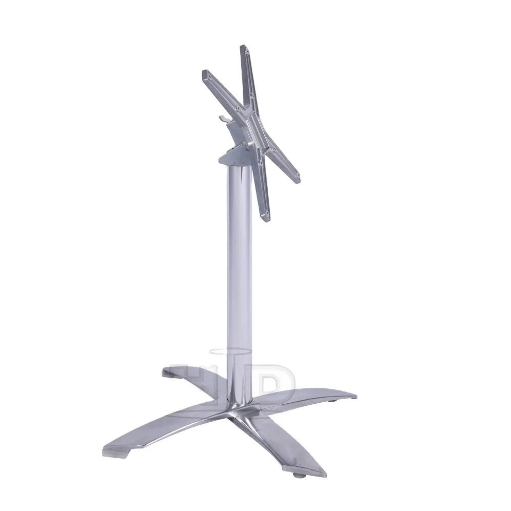 Dinner center industrial high bar unique modern foldable gold aluminum folding table legs