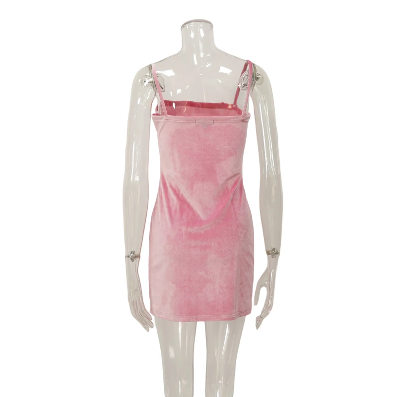 Backless dresses sexy women dresses summer ladies bodycon sexy summer trending pink tie up elegant dress