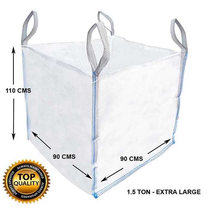 compression FIBC Polypropylene PP Big Bag Certified Factory Bulk Sack Inner Corner 1 Ton Super Jumbo Sand Bag PP Woven Jumbo Bag