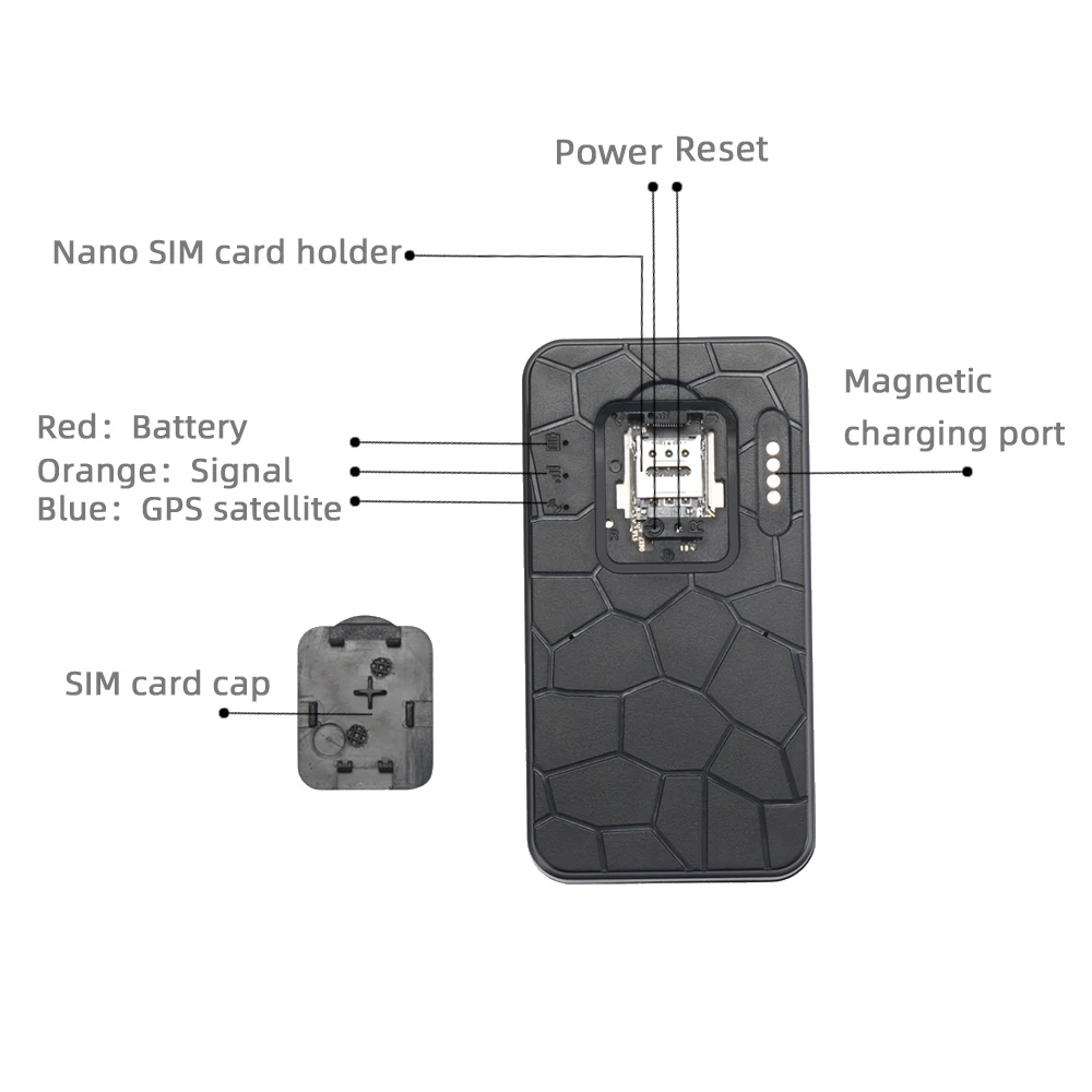 G50M 6000MAh Long Battery Life Magnetic GPS Tracker 4G Waterproof Real Time Wireless GPS Tracking Device For Car/ Assets/ Cargo