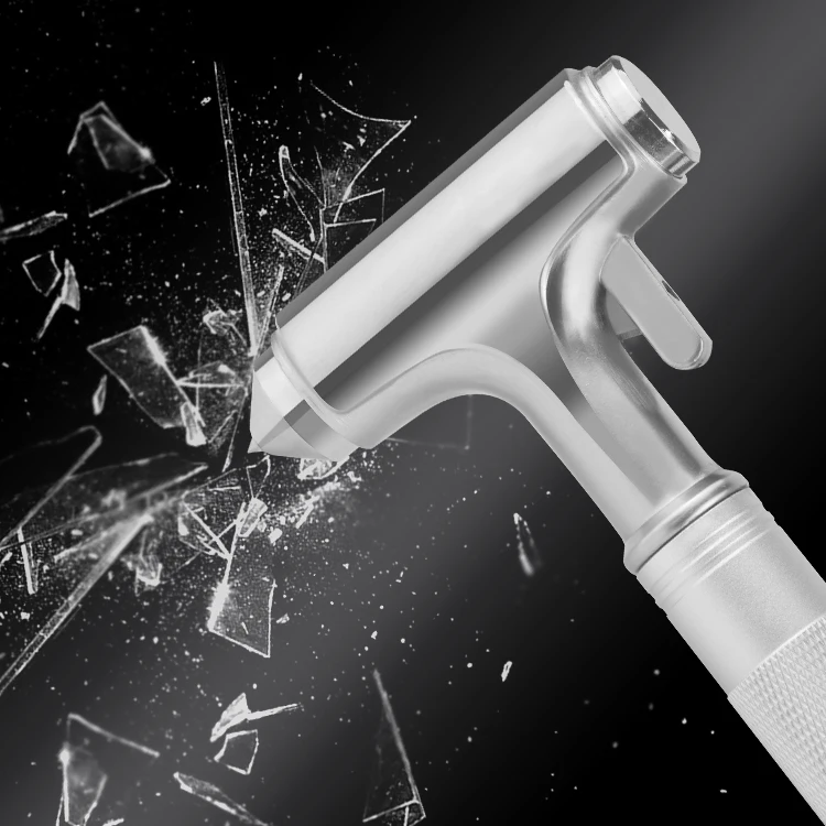 Metal Hard Alloy Head Window Breaker Emergency Car Safety Hammer Heavy Duty Window Breaker with Seat belt Cutter