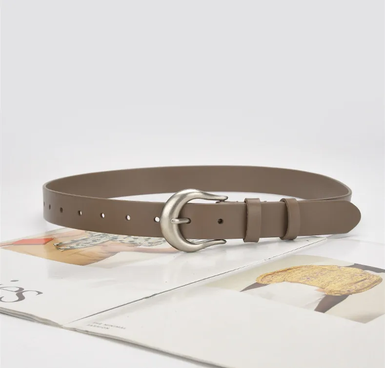 Expertly Manufactured by Suppliers Fashion Genuine Leather Belts for Belt Adornment Cowboy Belt Female