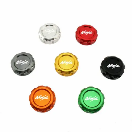 3D CNC Front Brake Oil Fluid Reservoir Cap For Kawasaki NINJA ZX14R ZX-10R ZX-6R