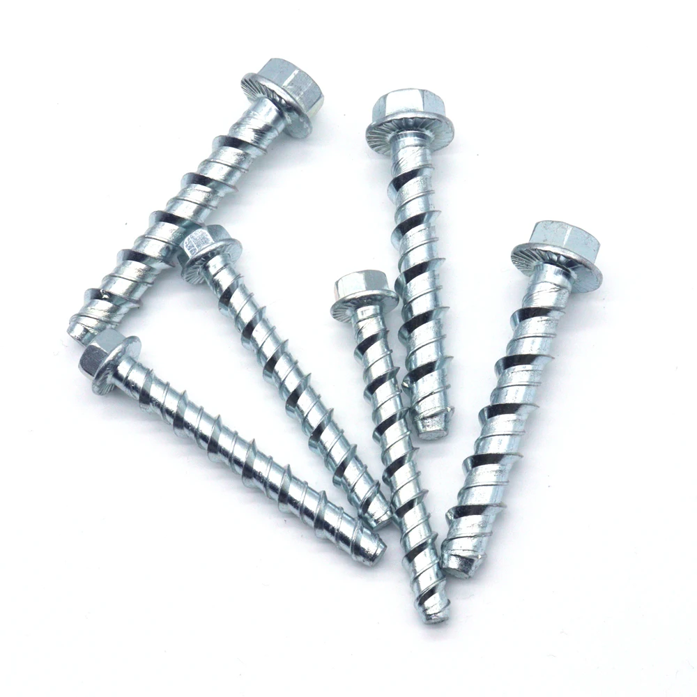 M8 M10 M12 hex flange head thunder masonry self tapping concrete screw bolt