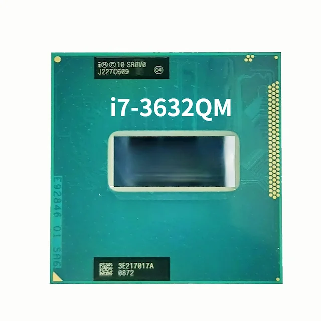 Used Intel Core i7-3632QM i7 3632QM SR0V0 2.2 GHz Quad-Core Eight-Thread CPU Processor 6M 35W Socket G2 / rPGA988B