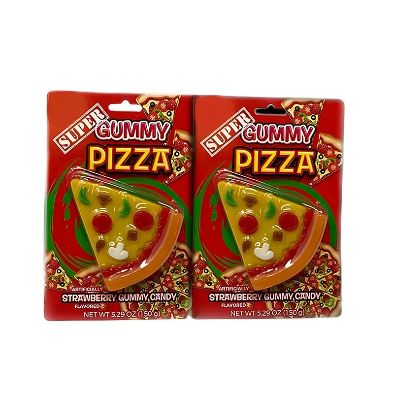 Halal Super Large Gummies Pizza Slice Gummy Candies Wholesale Custom Private Label  Snacks Halal Sweet