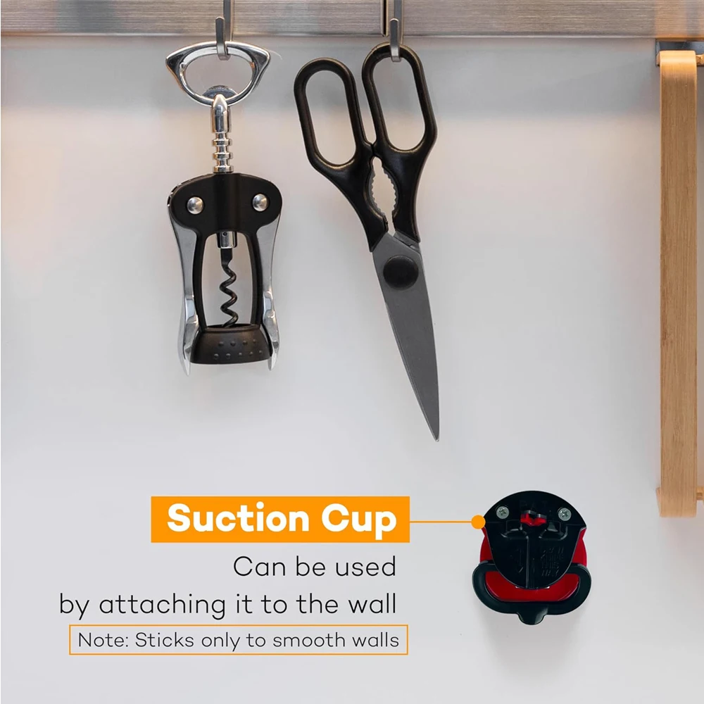 KITCHENCARE Wholesale Manual Knife Scissors Sharpener Tool Grinder Tungsten Kitchen Knives Sharpener with Suction