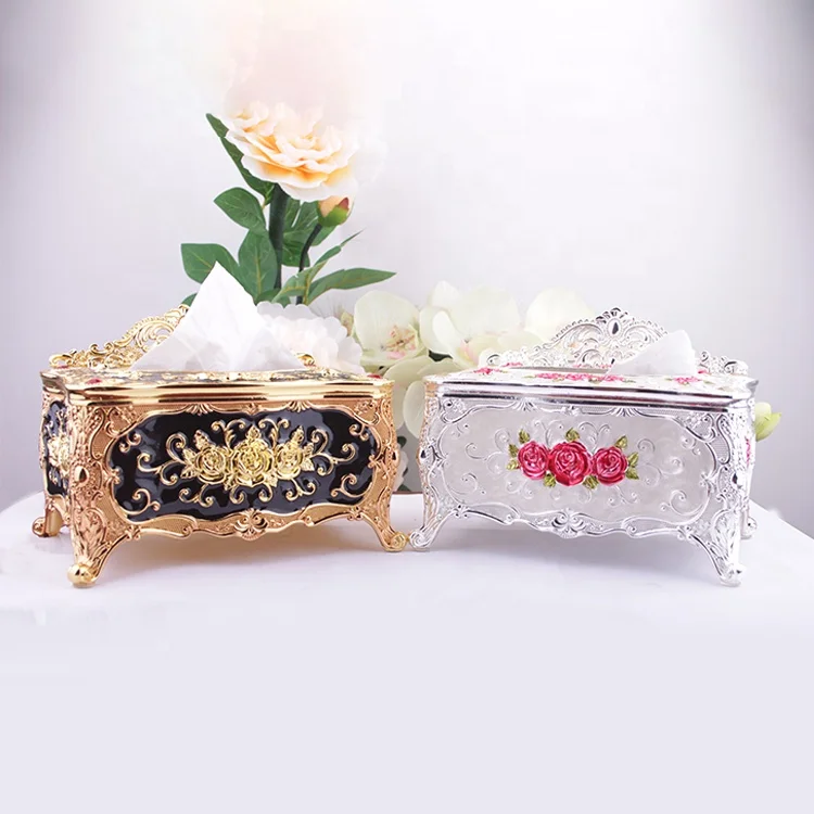 
Wholesale Luxury Hotel napkin holder tissue dispenser box 