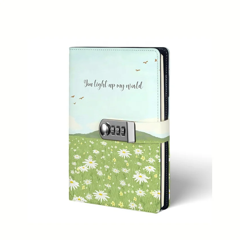 password notebook for student a4 size with key