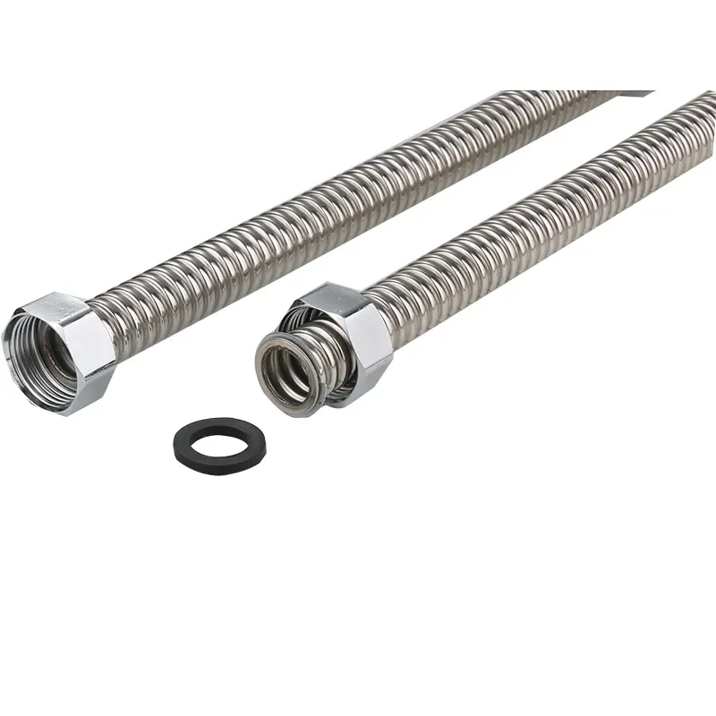 Wholesales High Pressure Explosion-Proof 304 Corrugated Stainless Steel Tube Flexible Metal Hose Water Pipe